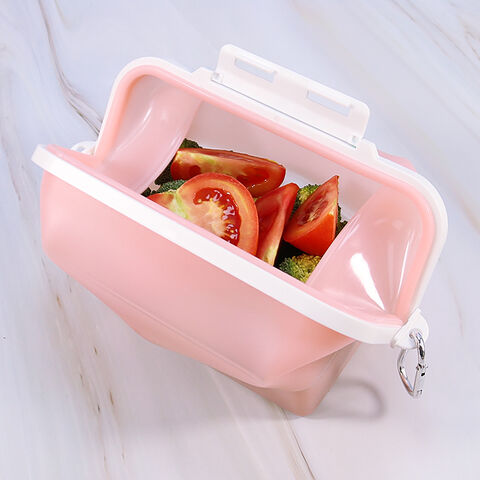 Travel Lunch Box Picnic Leak Proof Detachable Lunch Box Portable Food  Storage Box For Adults Kids Snacks Container With Silicone - AliExpress