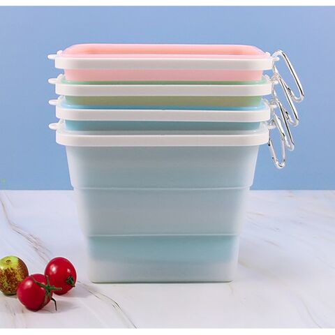 5pcs Food Storage Bags, Portable Folding Sealed Food Storage