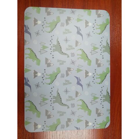 Manteles Individuales Navideños para Mesa de Comedor, Posavasos, Individuales de Lino con Diseño de Papá Noel