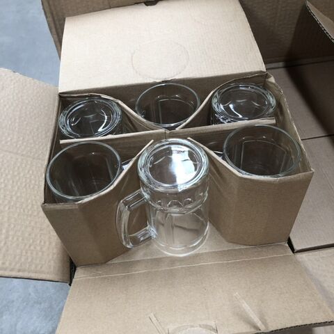 Jarra de cerveza de vidrio 300ml PC Vaso acrílico jarra de cerveza transparente Vaso de vino de plástico