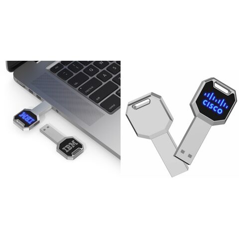 Mini clé USB en métal en vrac promotionnelle Keys Shape Design