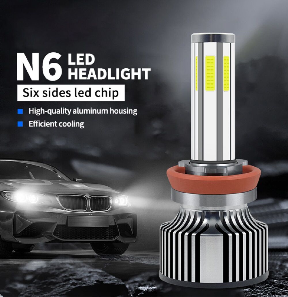 Achetez en gros Ampoule Led H7 Super Bright 6 Côtés 120w Luminescence 360  Degrés Phare Voiture H11 Auto Led Ampoule Pour Voiture Chine et Phare De  Voiture, Phare à Led, Phare De