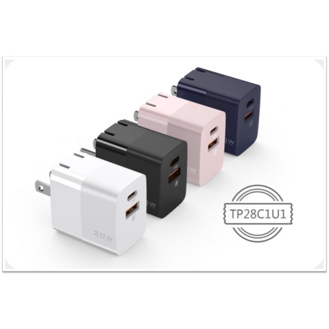 شاحن PD فائق الصغر للشحن السريع بمنفذ USB من النوع C من المصنع مباشرة، شاحن حائط PD فائق السرعة للهواتف المحمولة، محول PD