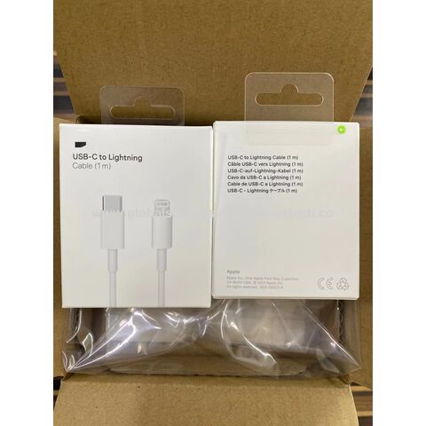Câble USB lightning 2M qualité d'origine avec packaging Apple