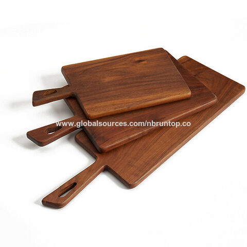 Wood Cutting Board Large Wooden Pizza Tray Bread Board Round Square Chopping  Board Cake Serving Plate Tray Wood Kitchen Utensils - Chopping Blocks -  AliExpress