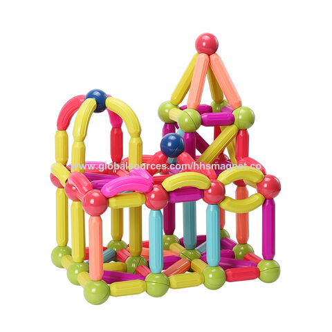Boules magnétiques et tiges de construction bâtons blocs ensemble jouets -  Chine Jouets éducatifs et jouets magnétiques prix
