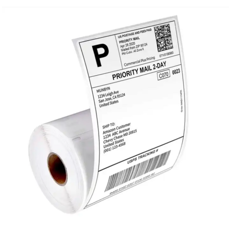 Buy Wholesale China Wholesale Impresora Etiquetas Adhesivas 100 X 150  75x120 Direct Thermal Paper Label Sticker Roll Extra Large Shipping Labels  & Shipping Label at USD 1.15