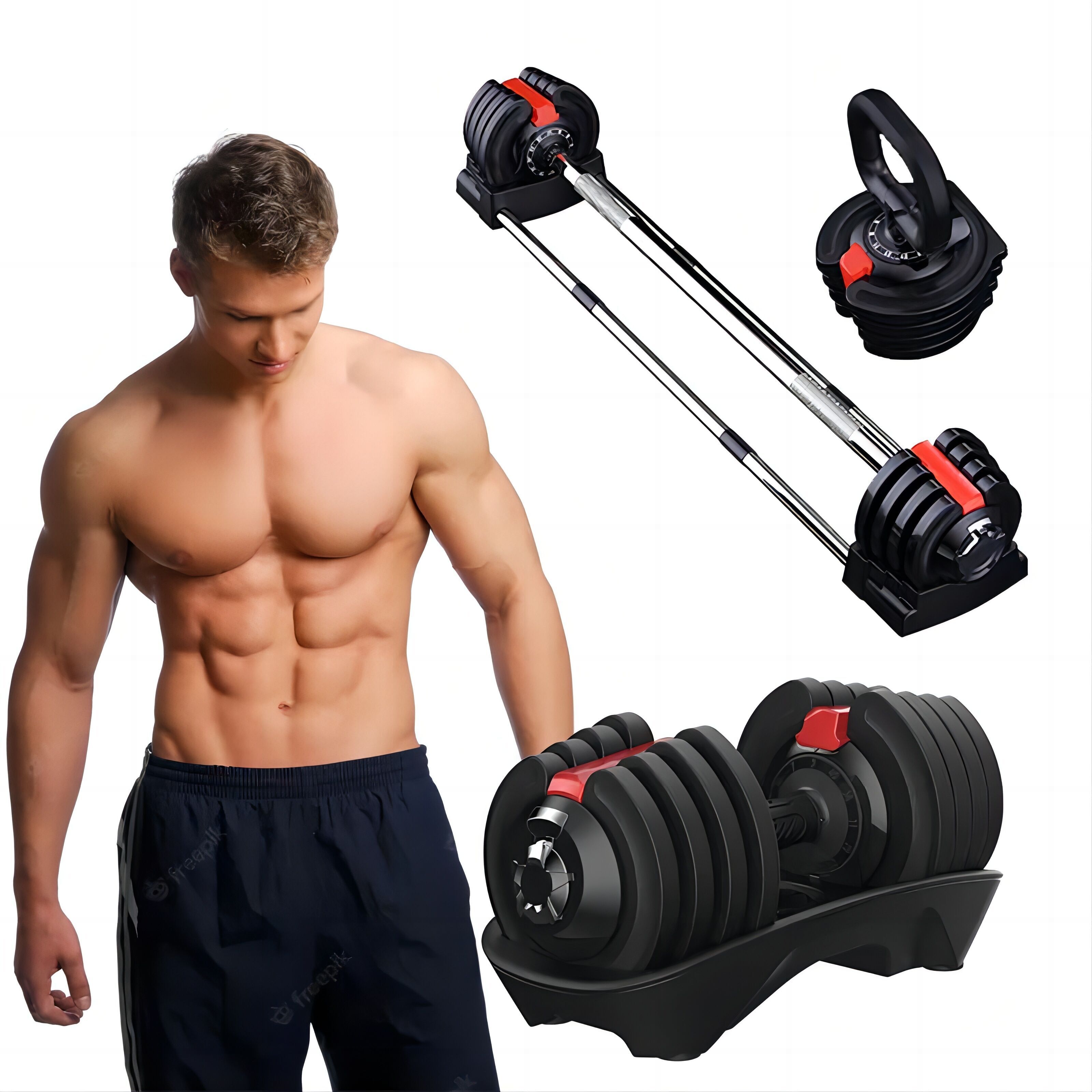 In Stock Fitness Equipment Gym Weights Set Adjustable Dumbbell For Body ...