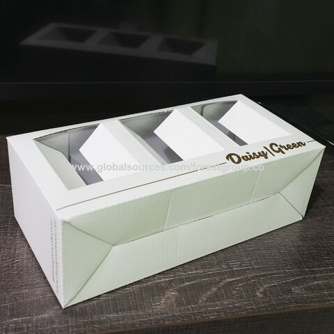 Factory Custom Logo products Paper Packaging Boxes with clear window.