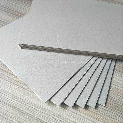 Mixed Pulp Laminated Grey Chipboard Paper Sheets For Calendar Eco Friendly