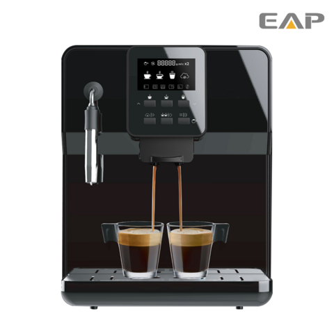 Máquina de café espresso automática de diseño suizo con bomba italiana - Ideal para hostelería y oficinas
