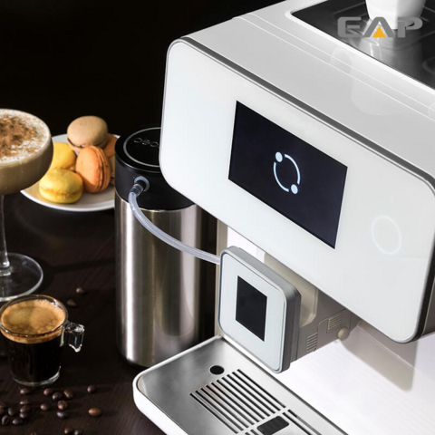 Máquina de café espresso automática de diseño suizo con bomba italiana - Ideal para hostelería y oficinas