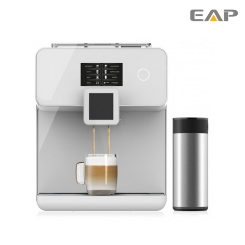 Máquina de café espresso automática de diseño suizo con bomba italiana - Ideal para hostelería y oficinas