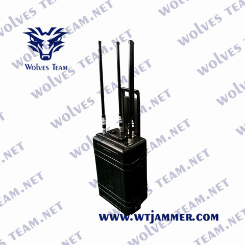 6 Antennen tragbare handy jammer mit Bluetooth GPS 3G signale stören