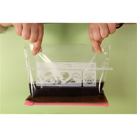 PE Food Storage Gallon Slider Bag Slider Trakcing Easy Open Grip Seal  Leakproof Food Packing Storage Poly Slider Bag - China Slider Bag, Food Storage  Slider Bag