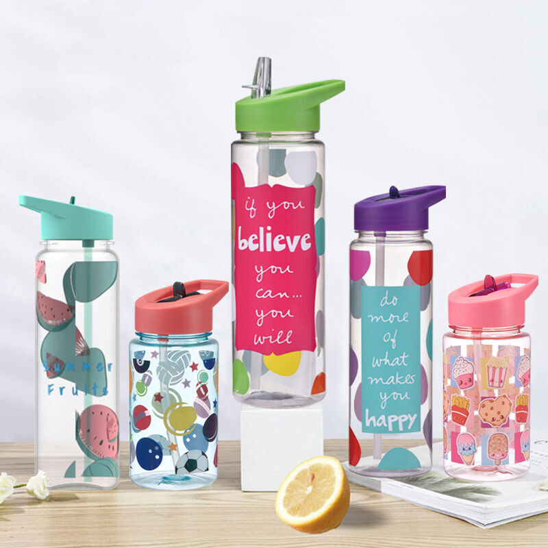 Buy Wholesale China 24 Oz Blue Clear Water Bottles Bulk Reusable Sports Water Bottles With Spill