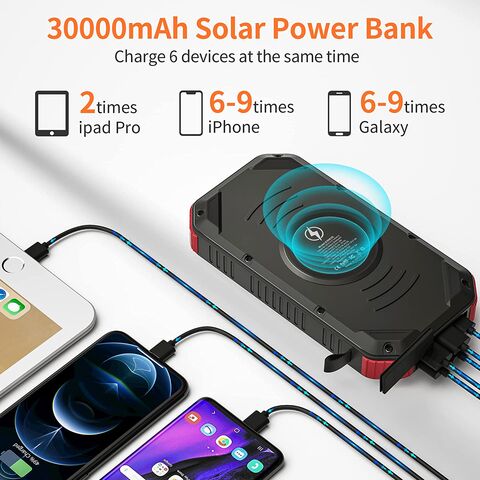 Buy Wholesale China Es-983s Powerbanks Inalambricos Powerbank 30000mah Fast  Charging 18w Eshine Pawer Bank 30000 Mah Solar Power Bank 30000mah & Power  Banks at USD 22.41