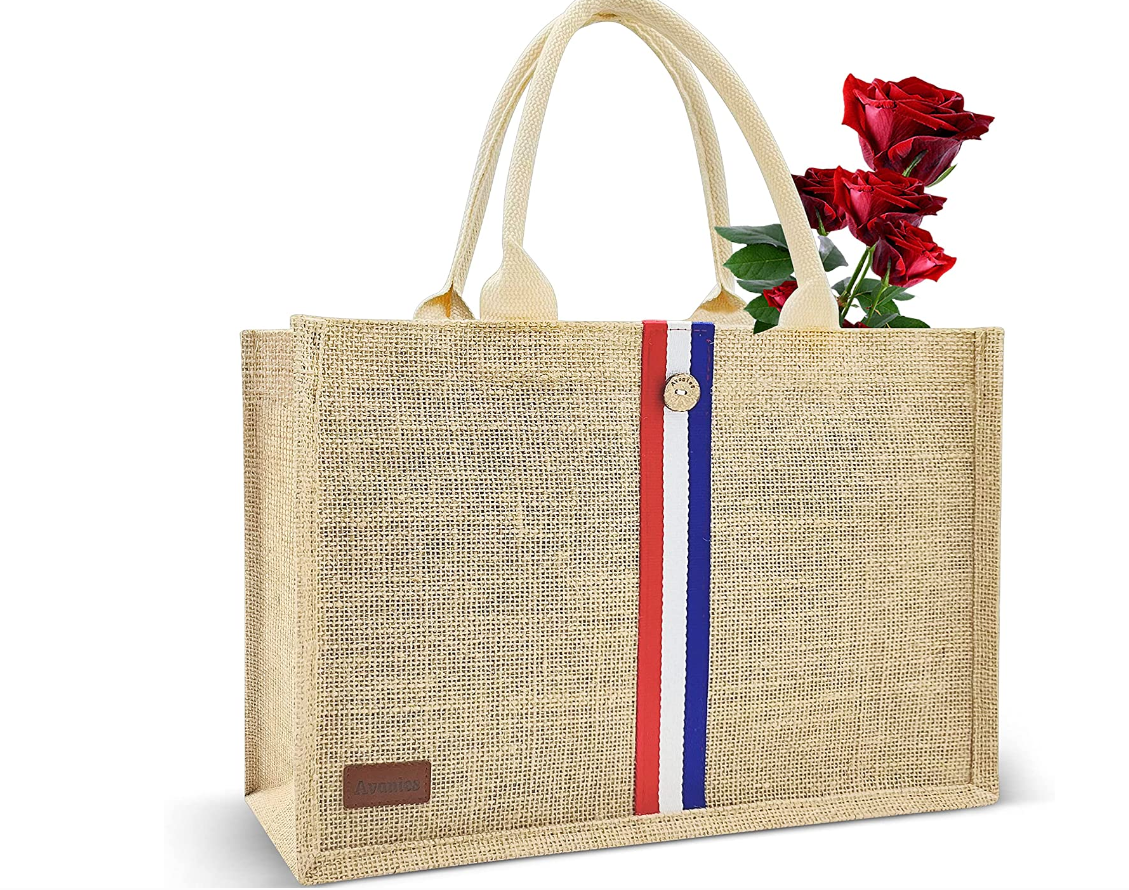 New Product Hessian Shopping Bag Jute Handbags for Ladies - China Bag and  Handbags price