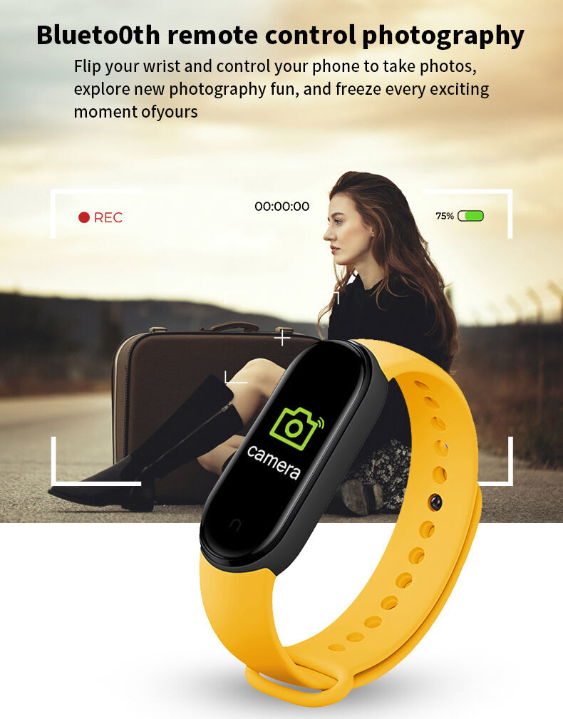 Smart Wristband Mi Band Camera Remote Hot Selling Smart Band M6 M7