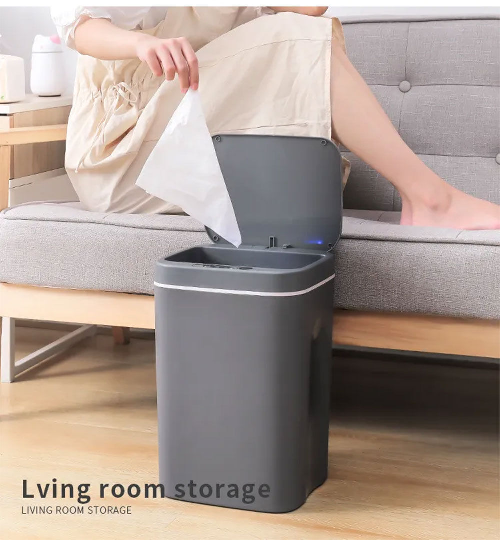 Buy Wholesale China Smart Induction Trash Can Automatic Dustbin Bucket