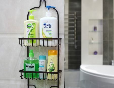 Bathroom Shower Caddies for Shampoo and Soap I mDesign