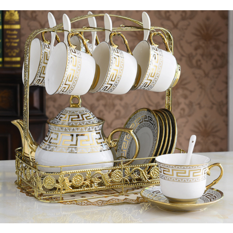 European Porcelain Coffee Set  European Porcelain Tea Set