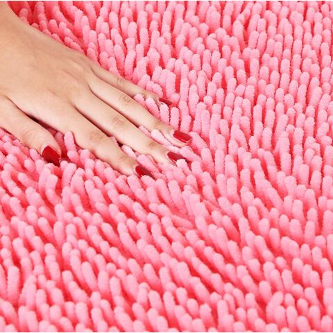 Buy Wholesale China Heart Shape Microfiber Chenille Door Mat With