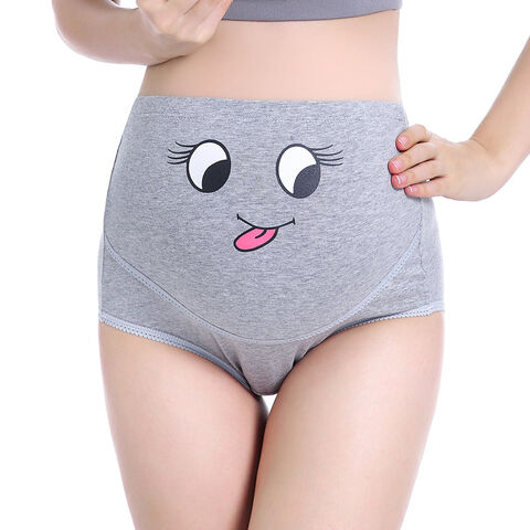Cute Cartoon Women Prenatal Maternal Care Belly Panties Sexy Pregnant Comfortable  Underwear - Buy China Wholesale Women's Briefs $1.7