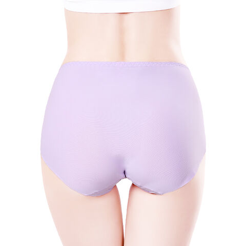 Bulk Buy China Wholesale High Waist Large Size Women Underwear Ice