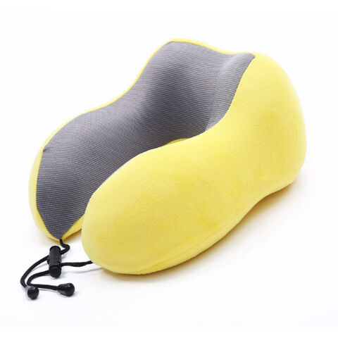 Almohada de Viaje de Espuma Viscoelástica en Forma de U 2019, Almohada Cervical, Almohada para Viajar