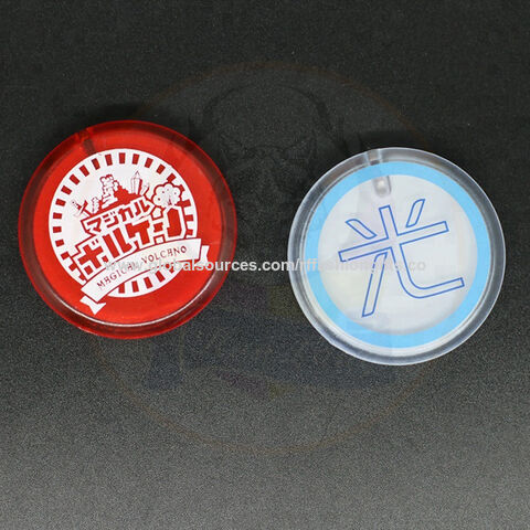 Insignia LED Intermitente para Ropa, Insignia Redonda Personalizada de Plástico con LED Intermitente