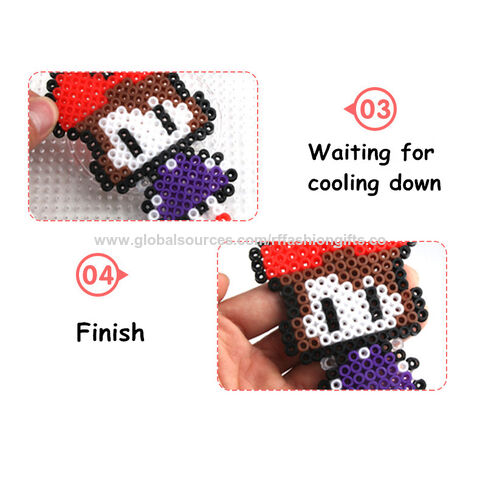 2.6mm/5mm Hama Beads fuse perler Iron Beads Tool and template Education Toy  Fuse Bead Jigsaw Puzzle 3D For Children - Realistic Reborn Dolls for Sale