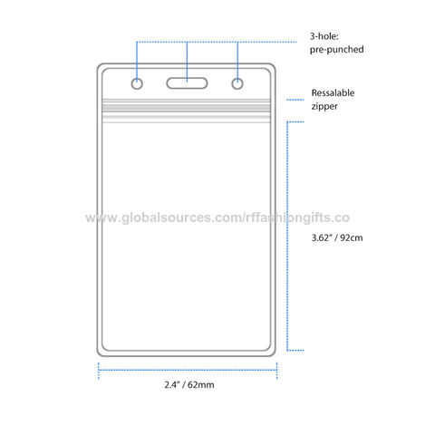 Buy Wholesale China Soft Pvc Transparent Waterproof Id Card Holder