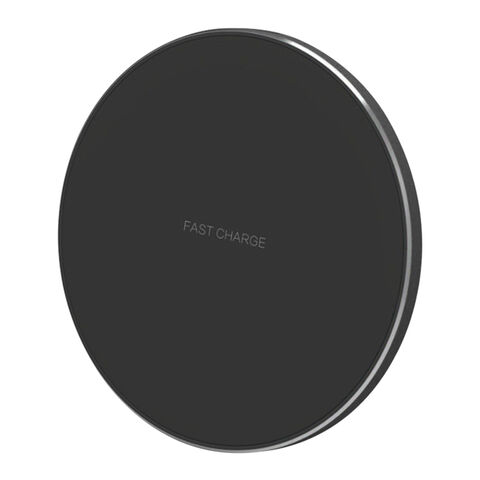 Mini Cargador Inalámbrico Qi, Base de Carga Inalámbrica Qi C8 Redonda de Alta Potencia