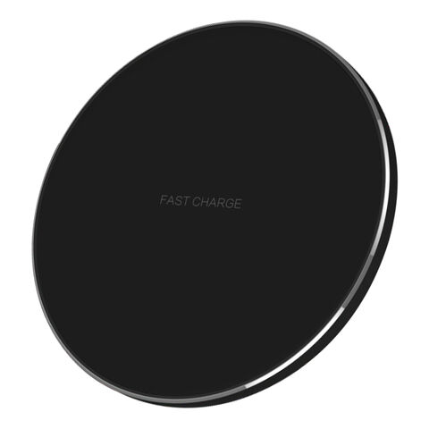 Mini Cargador Inalámbrico Qi, Base de Carga Inalámbrica Qi C8 Redonda de Alta Potencia