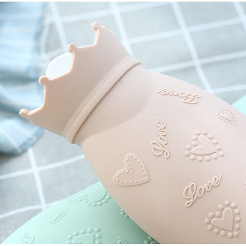 Buy Wholesale China Microwave Heating Eco-friendly Silicone Small Hot Water  Bottle With Cover & Silicone Hand Warm Hot Water Bag at USD 1.1