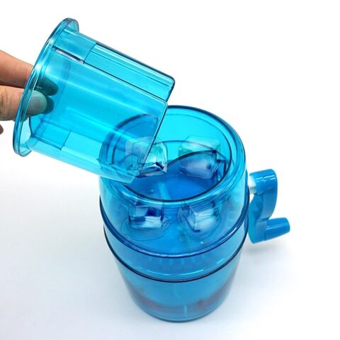 Household Manual Ice Crusher Small Hand Crank Ice Shaver With