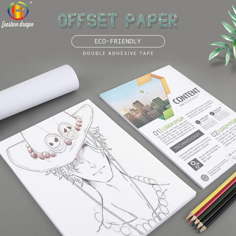 Papel offset de 150g de libro de extracto blanco