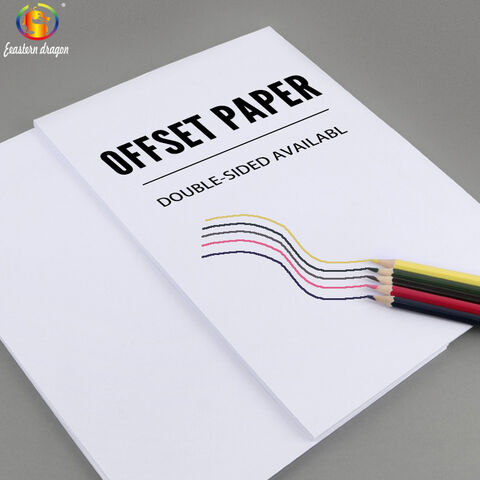 Papel offset de 150g de libro de extracto blanco