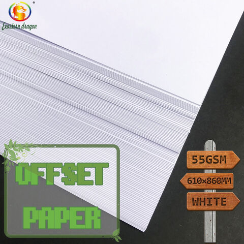 Papel offset de 150g de libro de extracto blanco