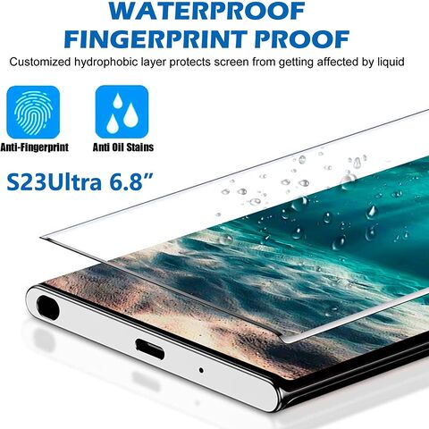 Cristal Templado para Samsung Galaxy S23 Ultra, [2 Piezas] Protector de  Pantalla para Samsung Galaxy S23 Ultra, Vidrio Templado, [3D Cobertura  Completa] [Sin Burbujas] [Anti-Scratches] : : Electrónica