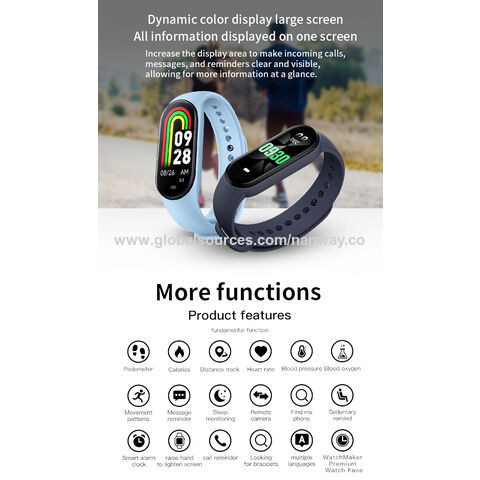 new m8 smart bracelet sports pedometer