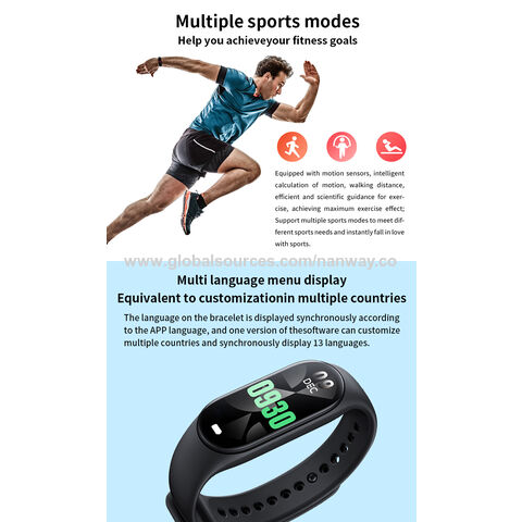 Xiaomi Mi Smart Watch Bluetooth Sport LED Fitness Heart Rate Monitor  Waterproof
