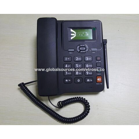 Achetez en gros Ets-6588 Gsm Téléphone Sans Fil Fixe Avec 2 Fente