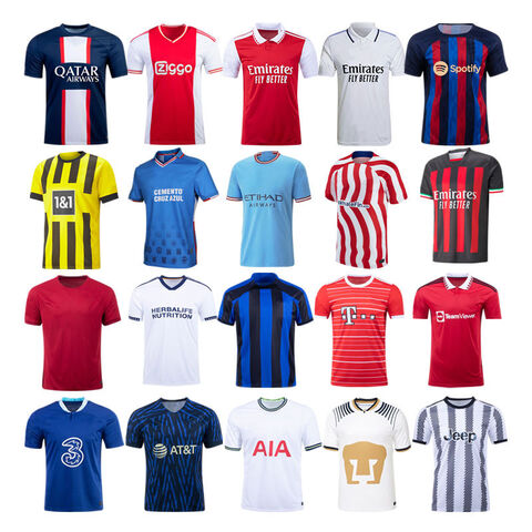 Compre Camisa De Futebol De Futebol Sublimada Camisa Personalizada Uniforme  De Futebol Conjunto De Clube De Futebol Masculino Personalizado Camisa De  Futebol e Camisolas De Futebol de China por grosso por 4.5