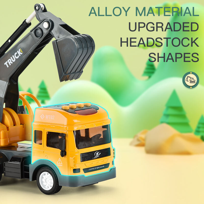 Brinquedo De Simulação Infantil Alloy Mixer Truck Model Toy