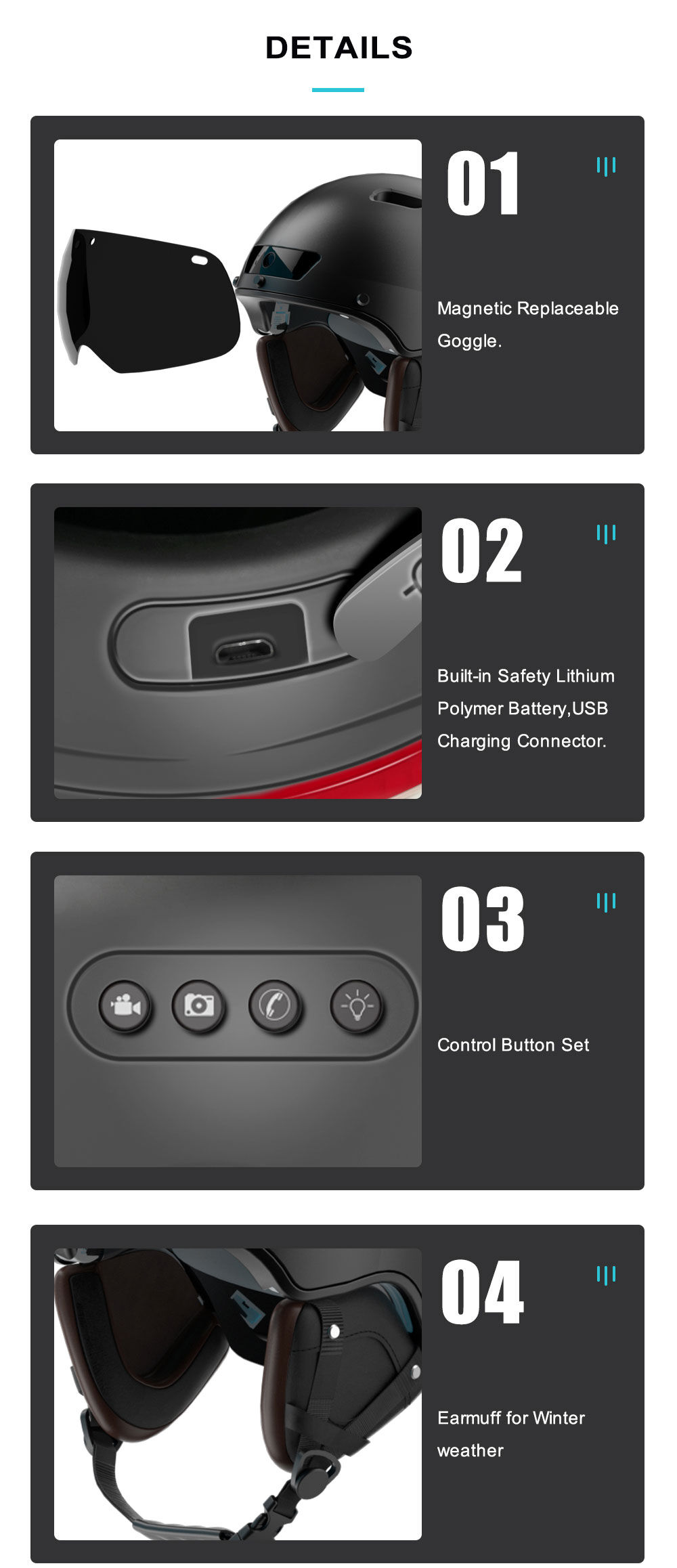 2023 New Freedconn Smart Bluetooth Helmet Built In System Support 3 Riders Talking