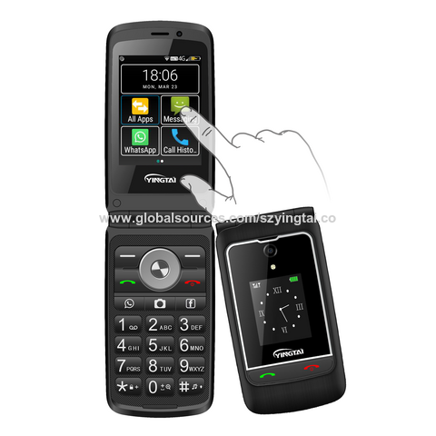 TELEPHONE MOBILE SENIOR CLAPET GRANDES TOUCHES - ARTFONE 4G GRIS