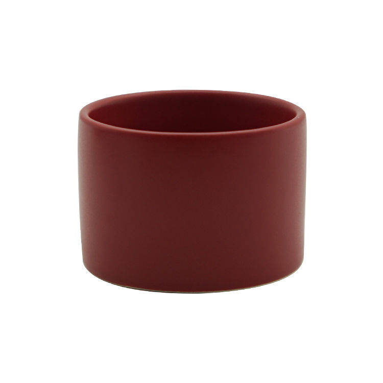 Custom 8oz Colourful Ceramic Candle Jars High Quality Empty Candle Jar