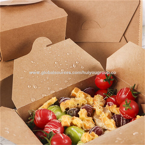 Papier boîte pour emballage alimentaire rapide papier Kraft pour